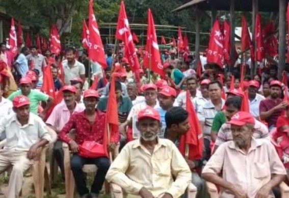 Teliamura: CPI-M held a rally in Krishnapur area, Jitendra Chowdhury blamed the ruling Govt